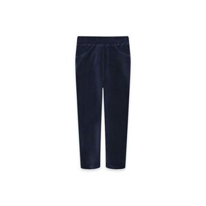 Kids Velvet Navy Blue Jegging
